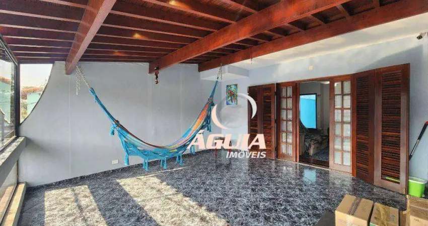 Sobrado com 3 dormitórios à venda, 179 m² por r$ 890.000,00 - jardim santo alberto - santo andré/sp