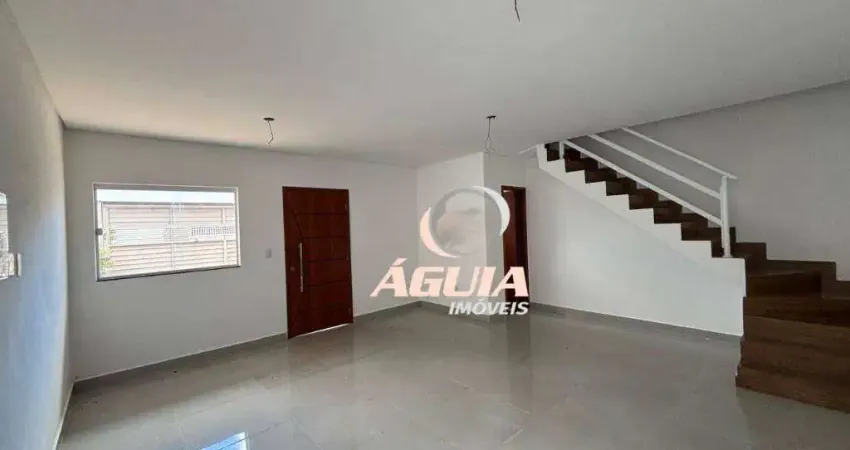 Sobrado com 3 dormitórios à venda, 80 m² por r$ 550.000 - jardim utinga - santo andré/sp