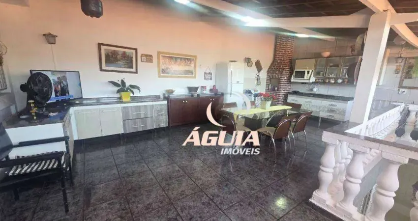 Sobrado com 3 dormitórios à venda, 242 m² por r$ 530.000,00 - jardim utinga - santo andré/sp