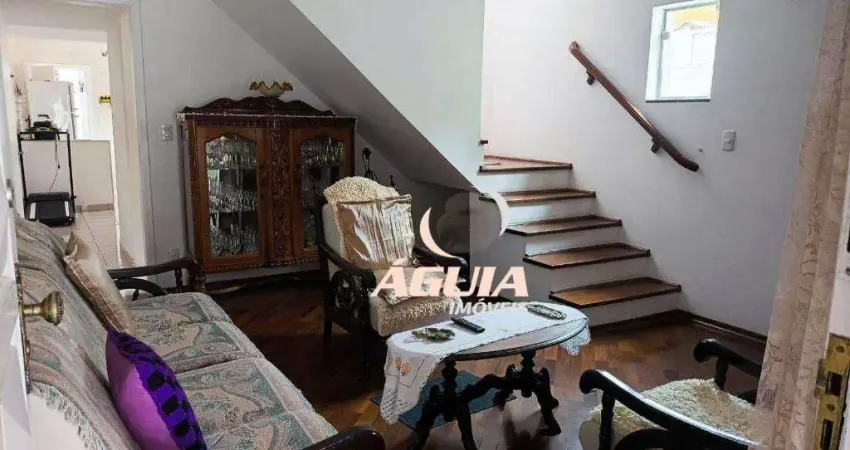 Sobrado com 3 dormitórios à venda, 145 m² por r$ 695.000,00 - vila pires - santo andré/sp