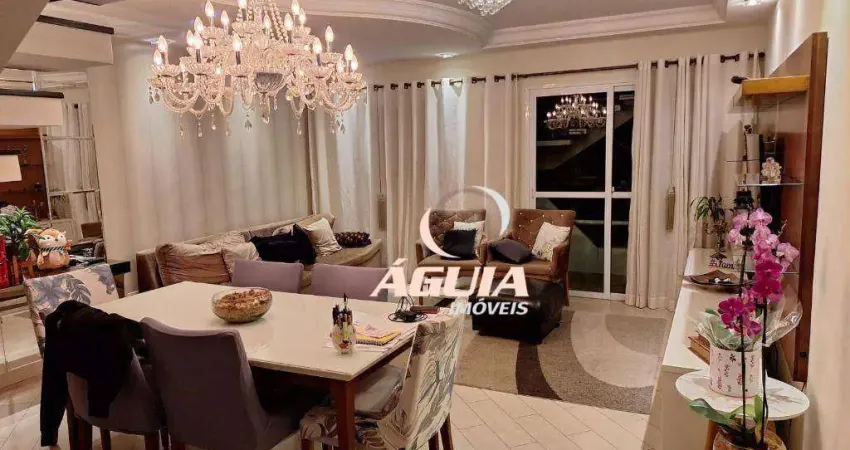 Cobertura com 3 dormitórios à venda, 93 m² por r$ 990.000 - santa maria - santo andré/sp