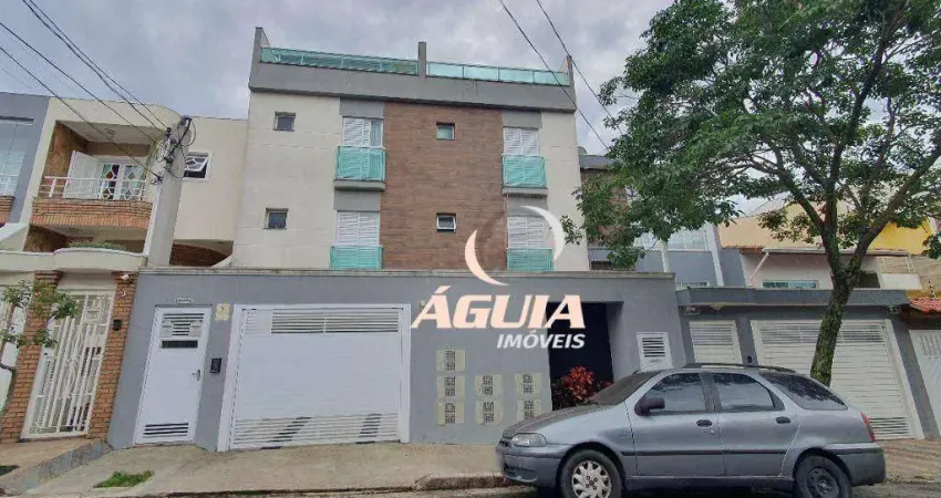 Cobertura com 2 dormitórios à venda, 46 m² por r$ 550.000,00 - parque das nações - santo andré/sp