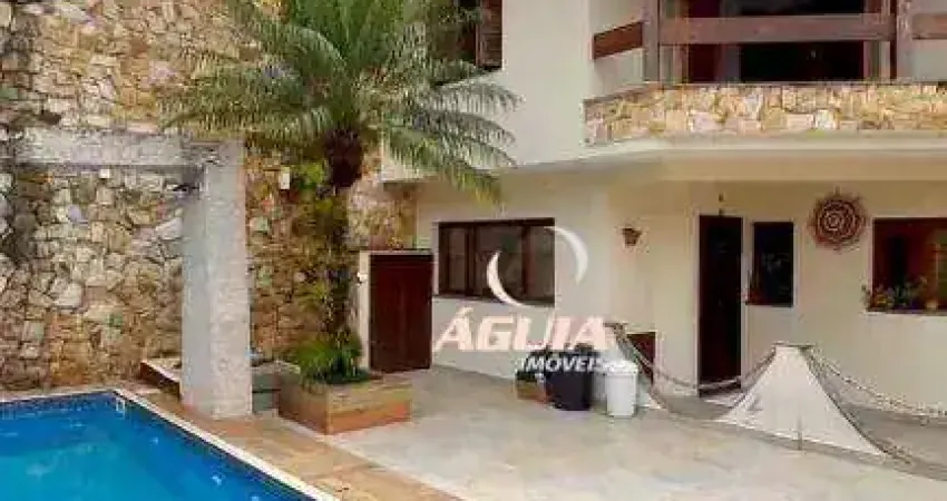 Sobrado com 4 dormitórios à venda, 495 m² por r$ 3.000.000 - jardim - santo andré/sp