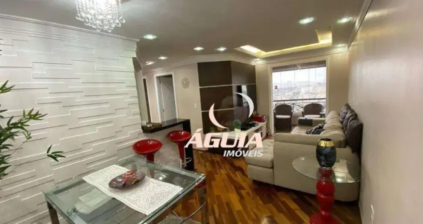 Apartamento com 3 dormitórios à venda, 70 m² por r$ 565.000,00 - vila pires - santo andré/sp