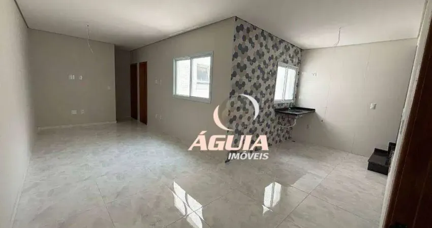 Cobertura com 2 dormitórios à venda, 60 m² por r$ 477.000 - jardim santo antônio - santo andré/sp