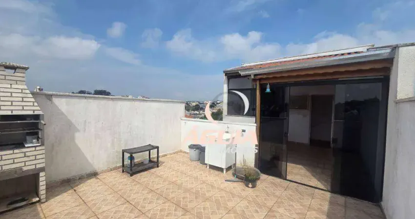 Cobertura com 2 dormitórios à venda, 40 m² por r$ 375.000,00 - parque erasmo assunção - santo andré/sp