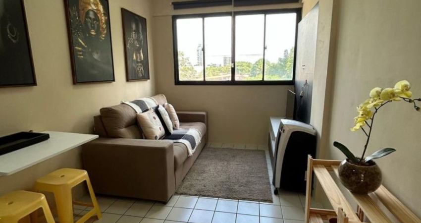 Apto Studio - 01 Quarto - Mobiliado - Excelente Localização em Casa Forte/Recife – 35 m² - com vaga garagem coberta