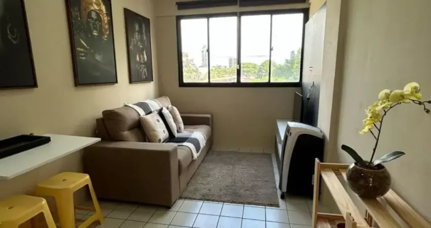 Apto Studio - 01 Quarto - Mobiliado - Excelente Localização em Casa Forte/Recife – 35 m² - com vaga garagem coberta