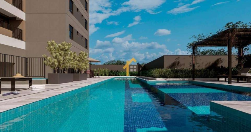 Apartamento com 3 dormitórios à venda, 59 m² por R$ 536.087,53 - Jardim Urano - São José do Rio Preto/SP