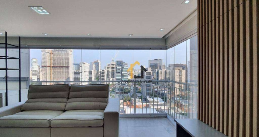 Apartamento com 1 dormitório à venda, 58 m² por R$ 1.838.000,00 - Itaim - São Paulo/SP