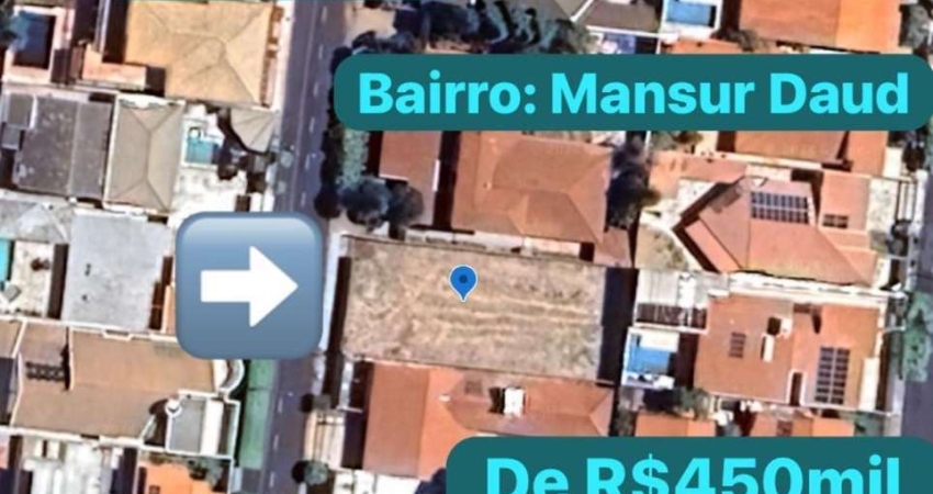 Terreno à venda, 672 m² por R$ 390.000,00 - Parque Residencial Comendador Mancor Daud - São José do Rio Preto/SP