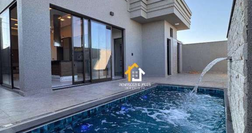 Casa com 3 dormitórios à venda, 172 m² por R$ 1.590.000 - Quinta do Lago II Lac Léman - São José do Rio Preto/SP