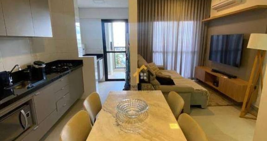 Apartamento com 1 dormitório para alugar, 50 m² por R$ 3.600,00/mês - Villes Des Alpes - São José do Rio Preto/SP