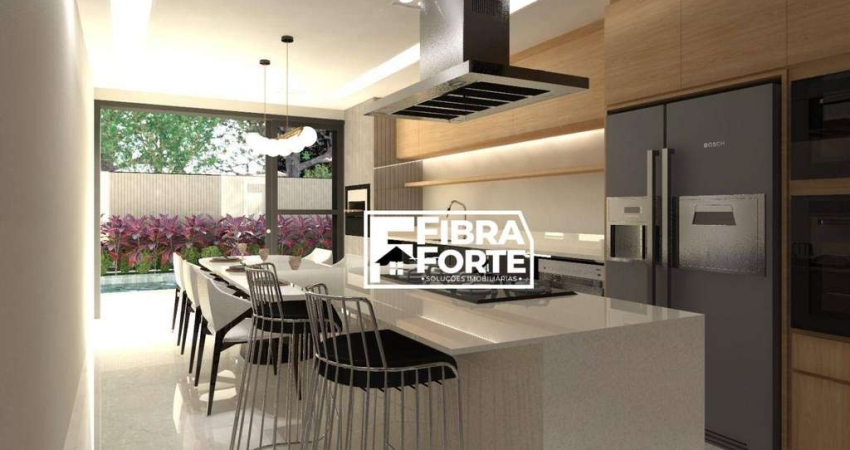Casa com 3 dormitórios, todos suites, 200 m² por R$ 2.590.000 - Condomínio Serena Campinas - Alphaville -Campinas/SP
