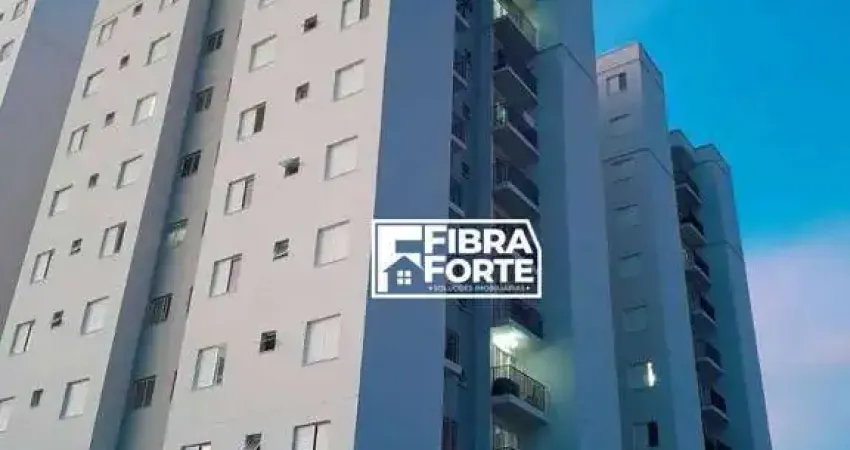 Apartamento em andar alto com 48 metros,  terraço com linda vista