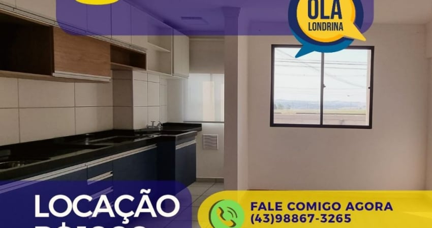Apartamento para locação na Zona Norte de Londrina 2 quartos e condomínio completo
