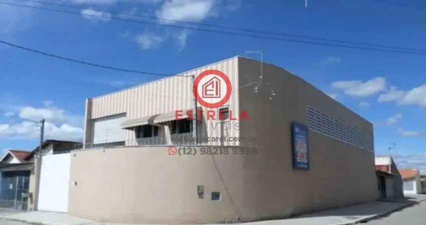 Galpão para locação em jardim emília, jacareí - 360m², 2 banheiros