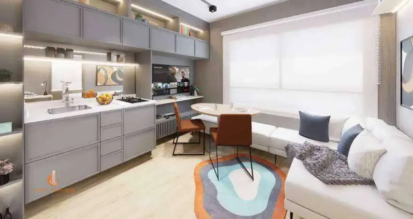 Pinheiro apartamento a venda studio 1 dormitório 22m² novo com lazer completo!
