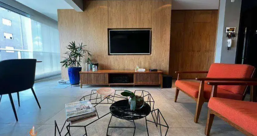 Brooklin apartamento a venda 1 dormitório 68m²  2 vagas pronto pra morar