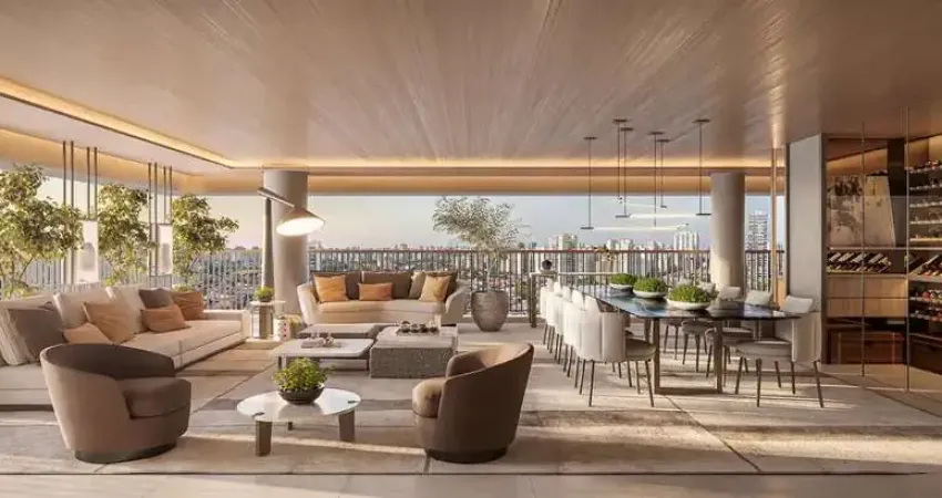 Brooklin Apartamento A Venda 4 Dormitórios 217m² 3 Vagas Novo Com Lazer Completo