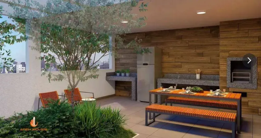 Chácara klabin apartamento a venda 2 dormitórios 40m² novo pronto para morar com lazer