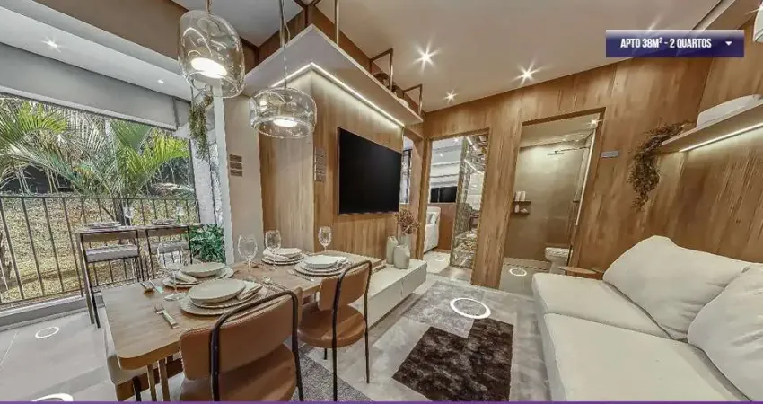 Socorro Apartamento A Venda de 2 Dormitórios 38m² Novo Com Lazer Completo.