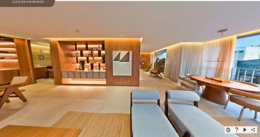 Alto de Pinheiros Apartamento A Venda 4 Dormitórios 487m² 2 Suítes 4 Vagas Novo Com Lazer Completo.