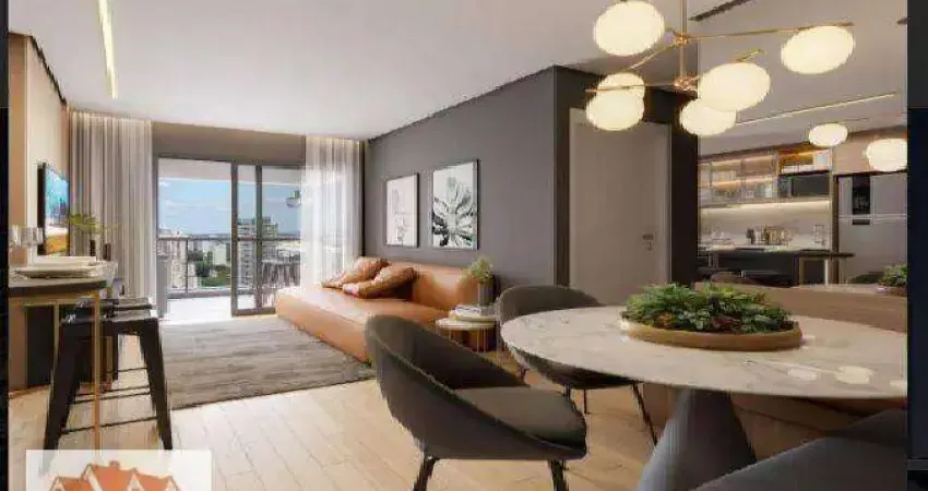 Brooklin apartamento a venda 1 dormitorio 50m² novo com lazer completo