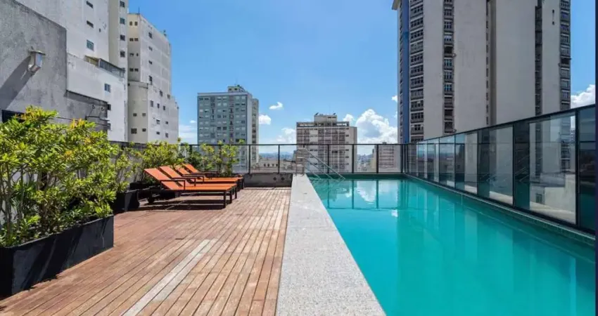 Santa Efigenia Apartamento A Venda Studio 44m2 Novo Pronto P Morar Mobiliado Fino Acabamento Excelente Localização.