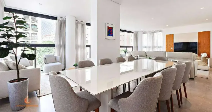 Apartamento decorado a venda no jardins! 205m² de área construida ,4 suítes, 4 vagas,lazer completo pronto para morar!