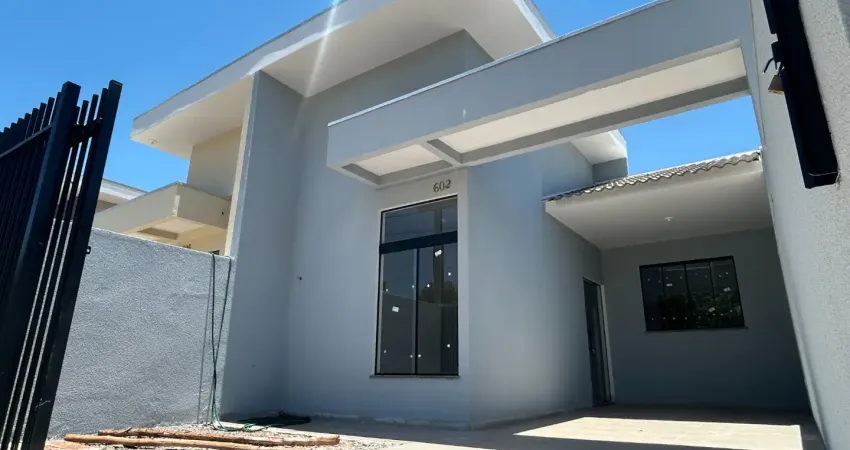 Casa nova com 3 quartos (1 suíte) no jardim novo centro 3 em paiçandu pr.