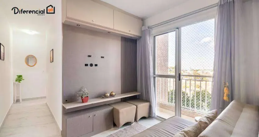 Apartamento com 2 dormitórios para alugar, 55 m² por R$ 3.340,38/mês - Fanny - Curitiba/PR
