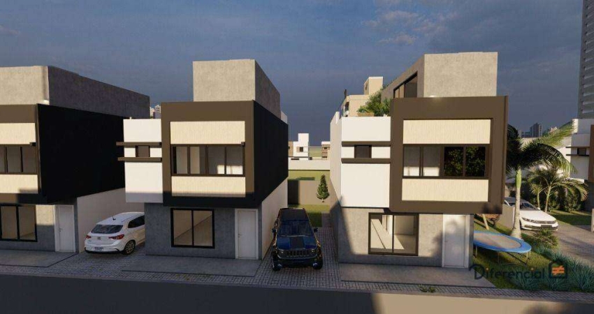 Sobrado à venda, 131 m² por R$ 620.000,00 - Xaxim - Curitiba/PR