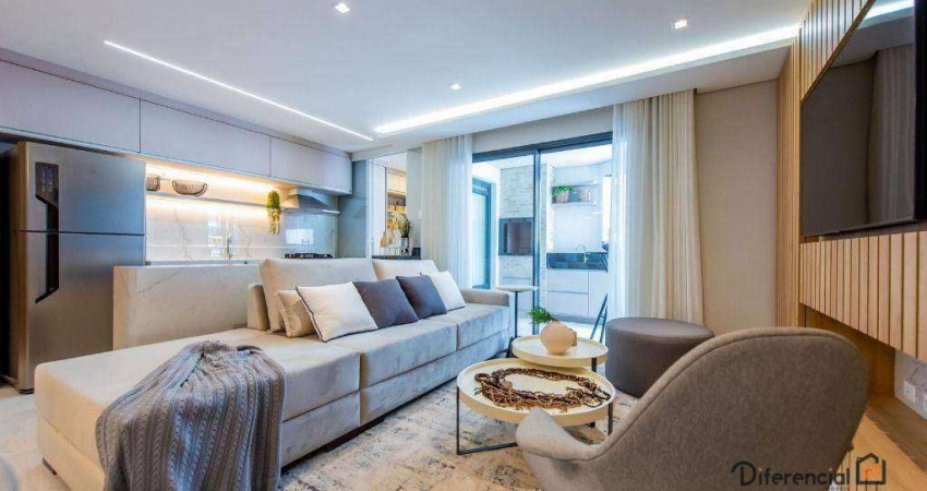 Apartamento com 3 dormitórios à venda, 102 m² por R$ 1.020.065,00 - Cristo Rei - Curitiba/PR