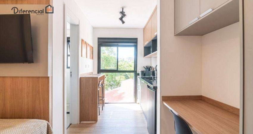 Studio com 1 dormitório à venda, 17 m² por R$ 275.000,00 - Agua Verde - Curitiba/PR