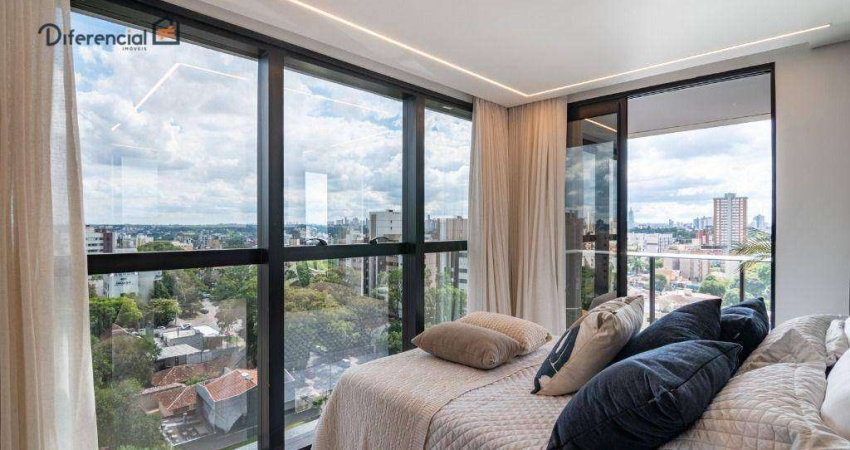 Studio com 1 dormitório para alugar, 23 m² por R$ 3.557,50/mês - Batel - Curitiba/PR