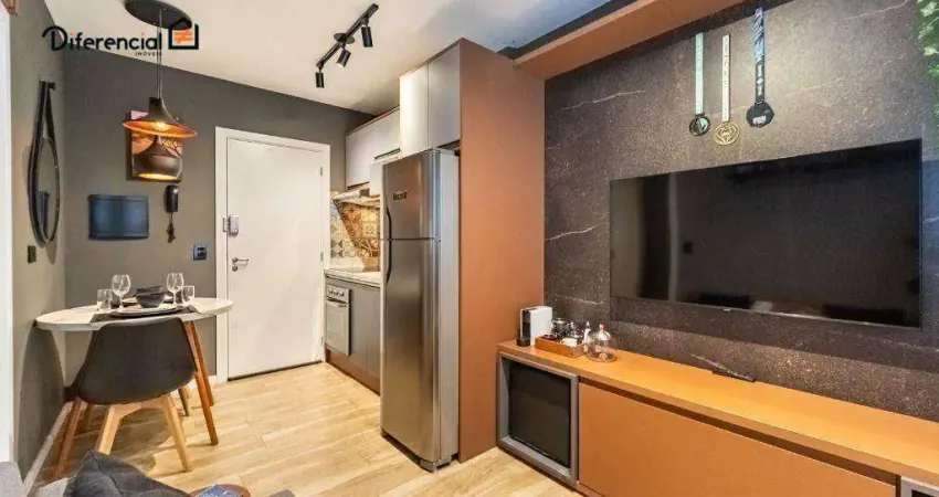 Studio com 1 dormitório à venda, 26 m² por r$ 489.900,00 - mercês - curitiba/pr