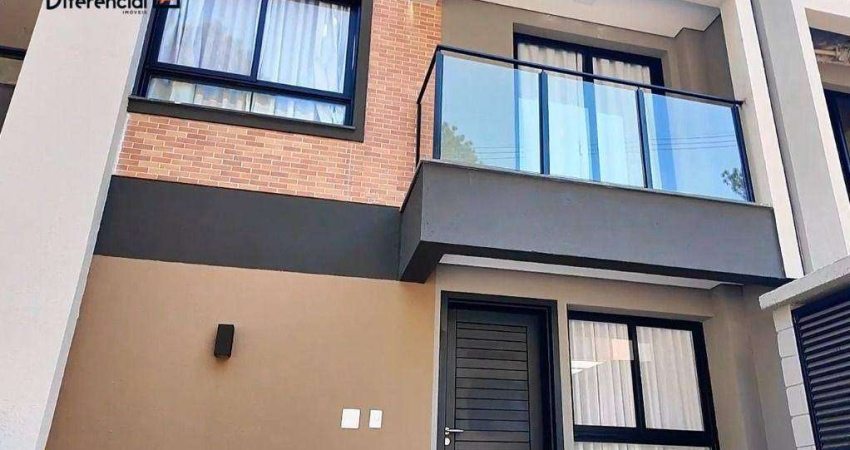 Sobrado com 3 dormitórios à venda, 134 m² por R$ 996.000 - Santa Cândida - Curitiba/PR