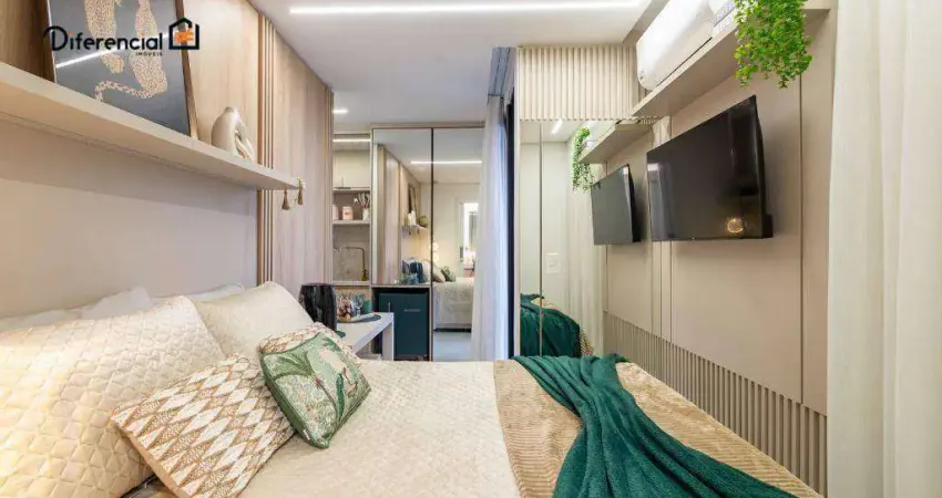 Studio com 1 dormitório à venda, 18 m² por r$ 459.000,00 - batel - curitiba/pr