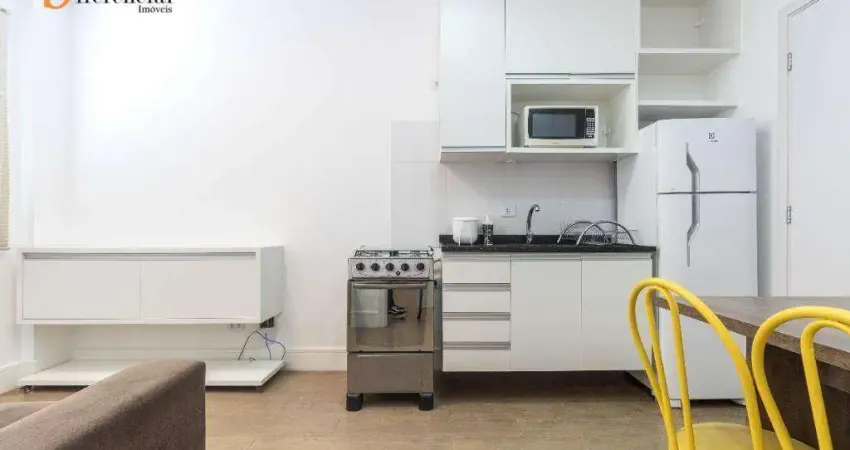Apartamento com 1 dormitório para alugar, 25 m² por R$ 2.410,40/mês - Rebouças - Curitiba/PR