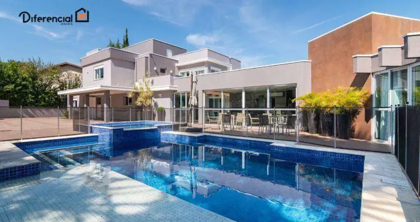 Sobrado de alto padrão mobiliado e decorado no belo condomínio mosel ville.