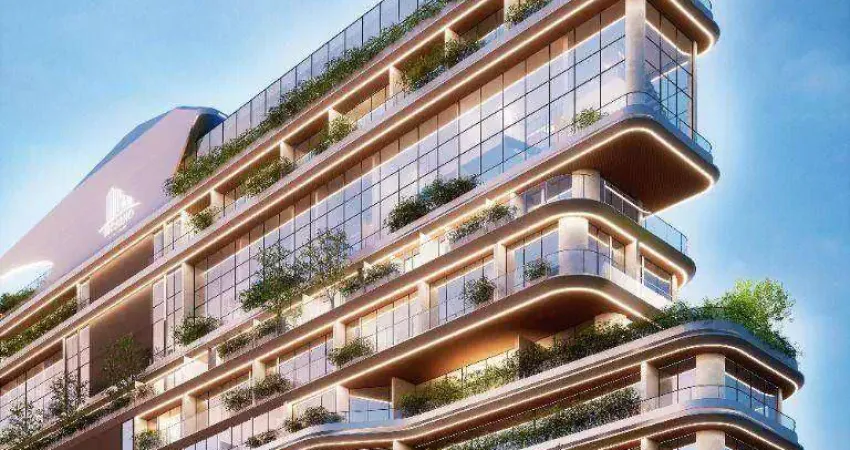 Studio com 1 dormitório à venda, 24 m² por R$ 393.000,00 - Água Verde - Curitiba/PR