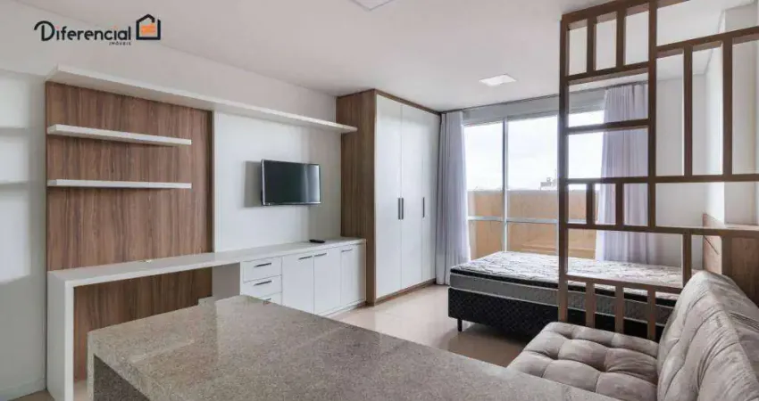 Studio com 1 dormitório para alugar, 32 m² por R$ 2.489,24/mês - Prado Velho - Curitiba/PR