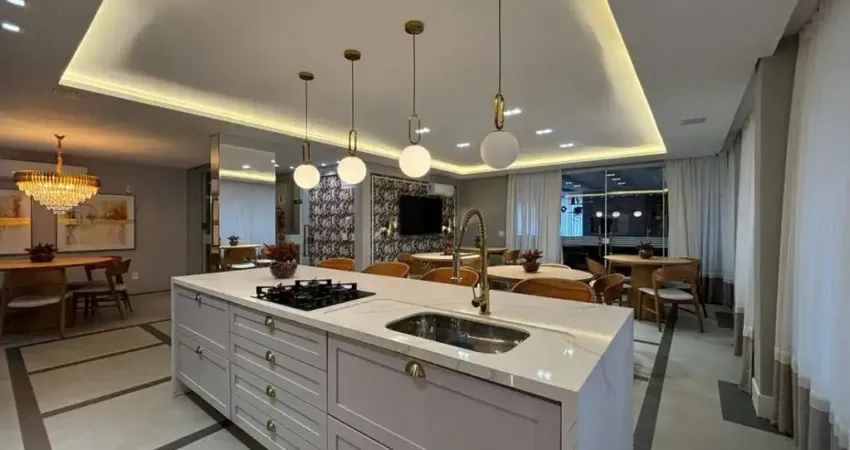 Apartamento de luxo 3 suítes + 2 vagas garagem no coração da meia praia rua do shopping russi russi r$ 2.600.000,00