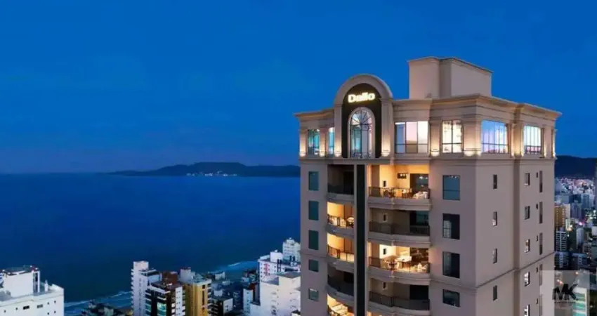 Apartamento luxuoso  meia praia, com 4 suítes com 185m2 privativos entrega este ano pagamento facilitado