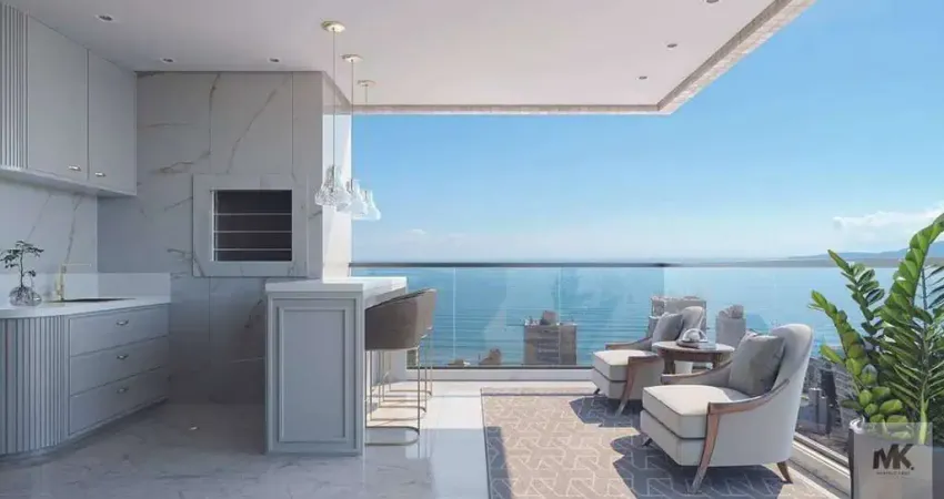 Vendo apartamento168m2 privativos com 4 suítes + 3 vagas de garagem pagamento facilitado em meia praia