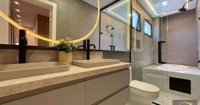 Apartamento á venda 3 suítes sendo 1 máster + 3 vagas de garagem + lazer pagamento facilitado direto meia praia itapema