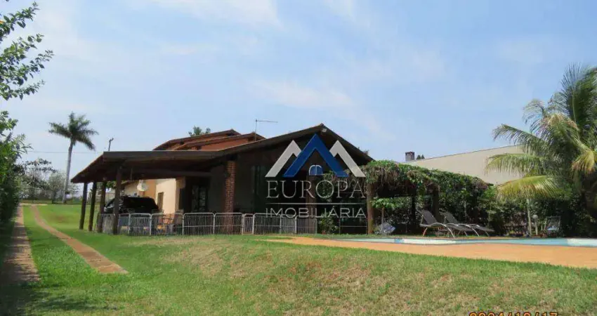 Chácara com 4 dormitórios à venda, 2632 m² por r$ 1.050.000,00 - riviera do poente - alvorada do sul/pr