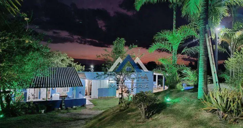 Chácara com 2 dormitórios à venda, 20 m² por r$ 1.500.000,00 - fazenda da nata - londrina/pr