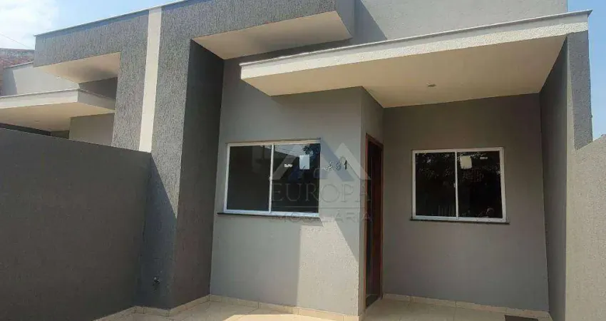 Casa com 3 dormitórios à venda, 67 m² por r$ 287.000,00 - jardim colúmbia d - londrina/pr